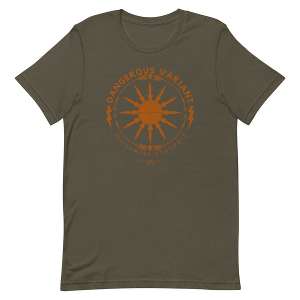 T-Shirt Dangerous Variant - Burnt Orange Art