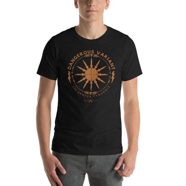 T-Shirt Dangerous Variant - Burnt Orange Art